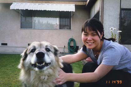 Hanging out with Korky at my Grandma's
